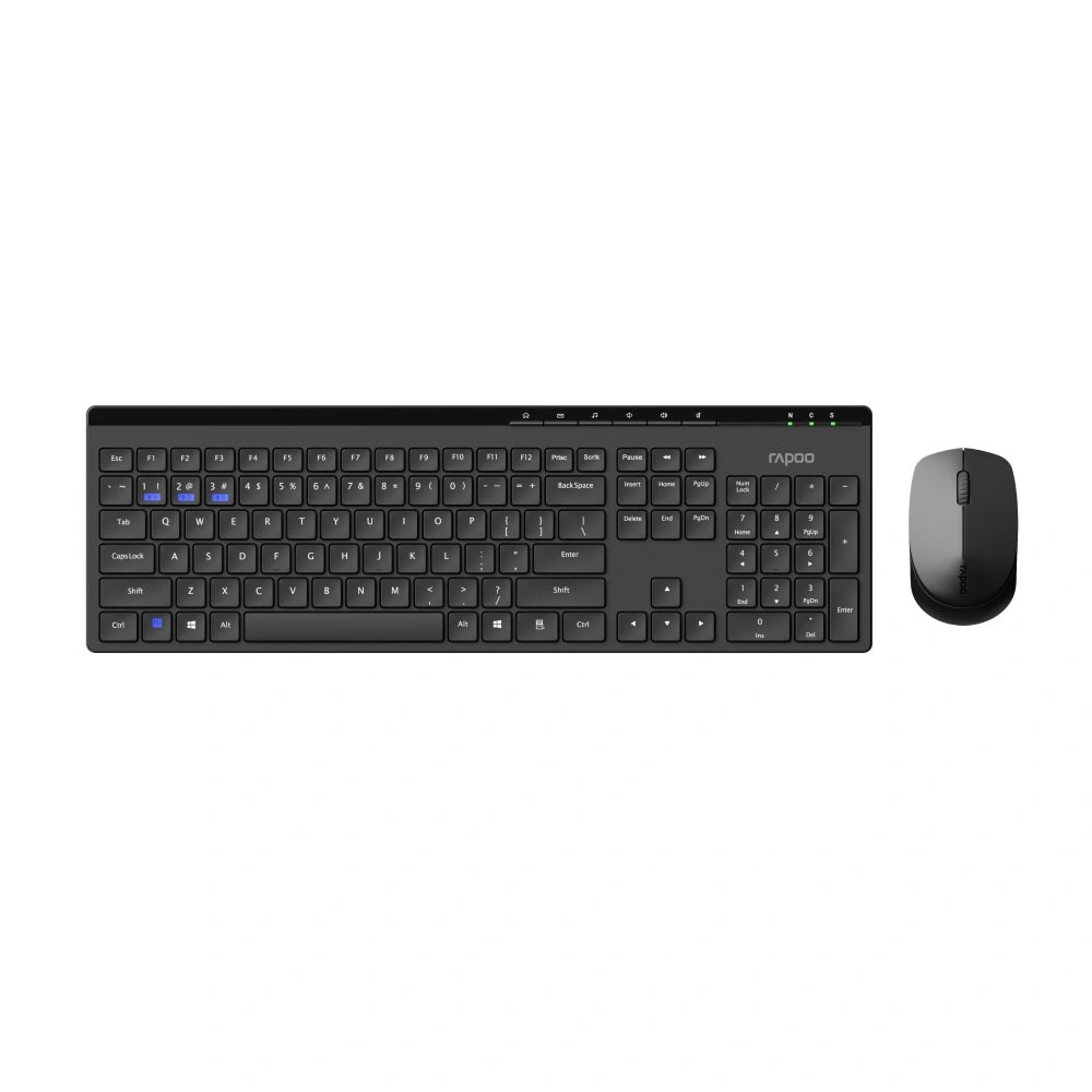 Rapoo 8100GT Multi-Mode Wireless Keyboard And Mouse Combo