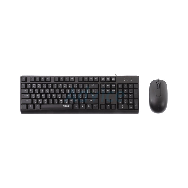 Rapoo X130PRO Wired Optical Keyboard And Mouse Combo