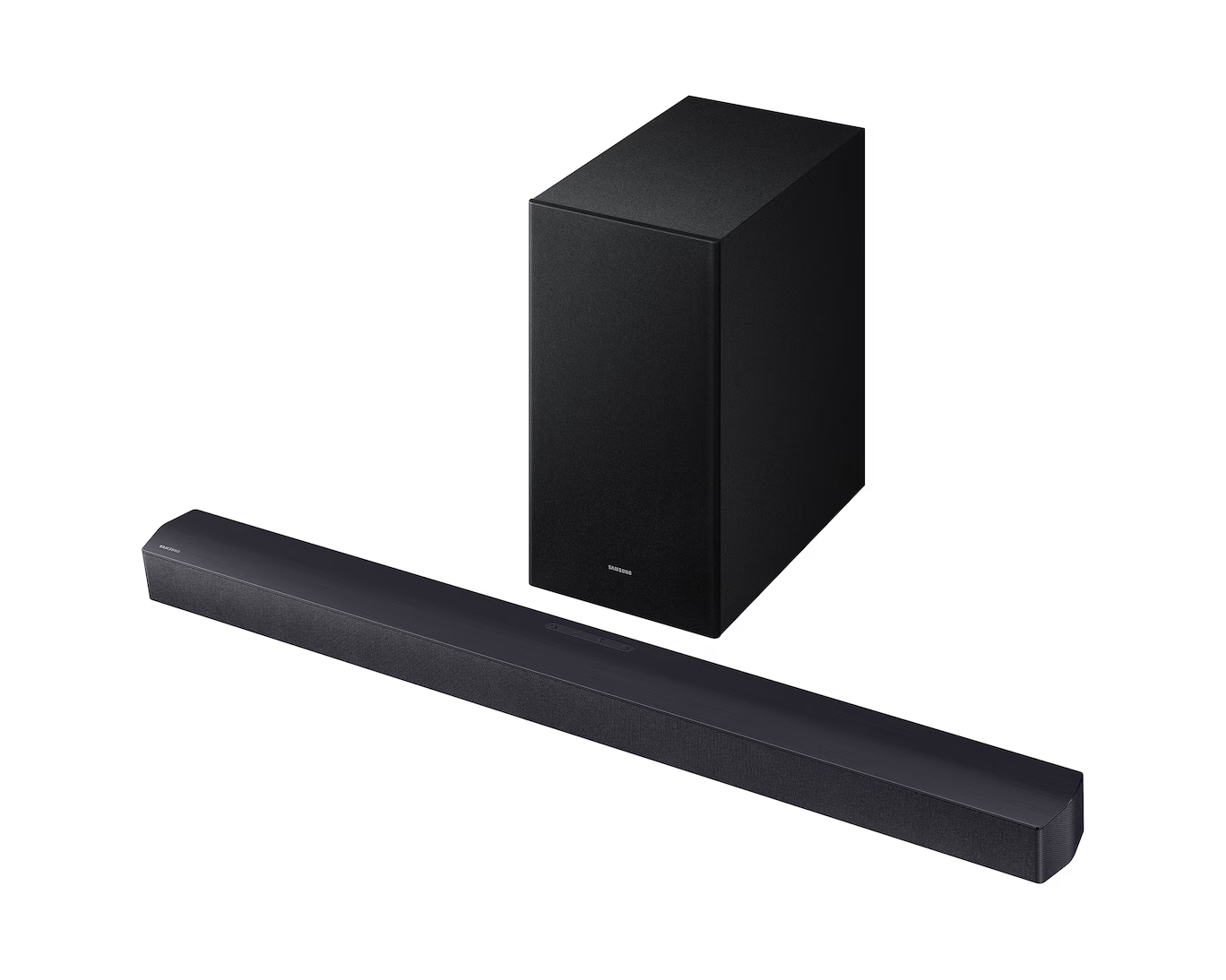 Samsung Wireless Soundbar 2.1CH 300W Dolby Audio Dts Virtual:x HDMI Arc Bluetooth TV Connection Adaptive Sound Game Mode Night Mode Voice Enhance Wir