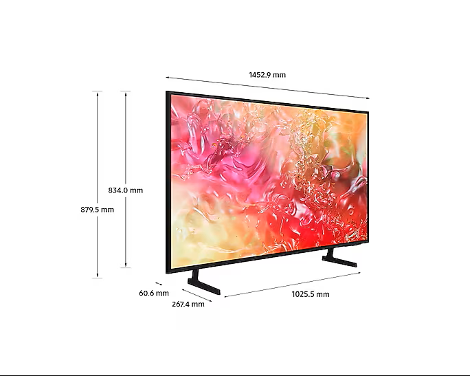 Samsung 65" Crystal UHD Series 8 Smart TV 4K UHD 3840X2160 Motion Xcelerator Dynamic Crystal Color Crystal Processor 4K HDR Tizen OS Connectshare Mov