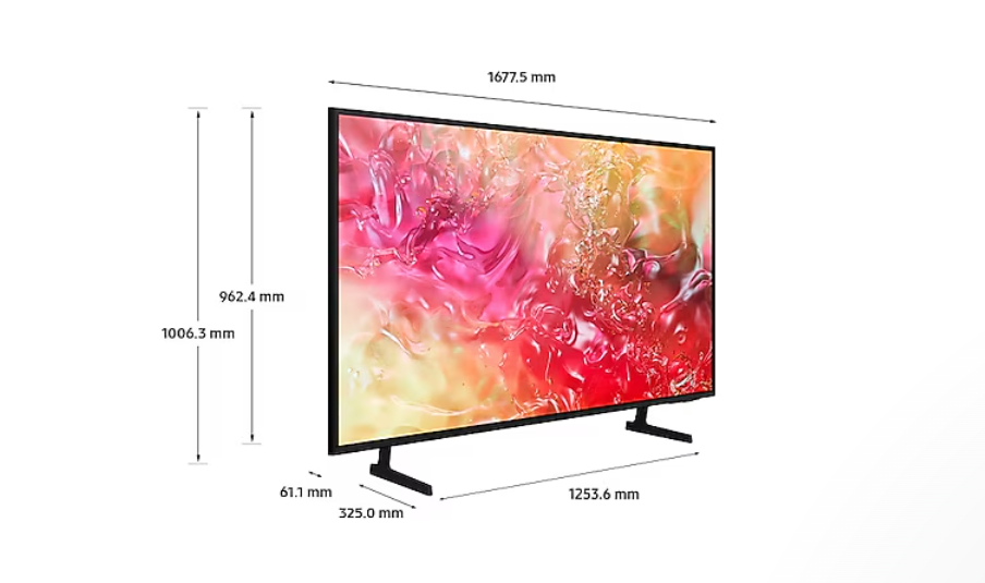 Samsung 75" Crystal UHD Series 8 Smart TV 4K UHD 3840X2160 Motion Xcelerator Dynamic Crystal Color Crystal Processor 4K HDR Tizen OS Connectshare Mov