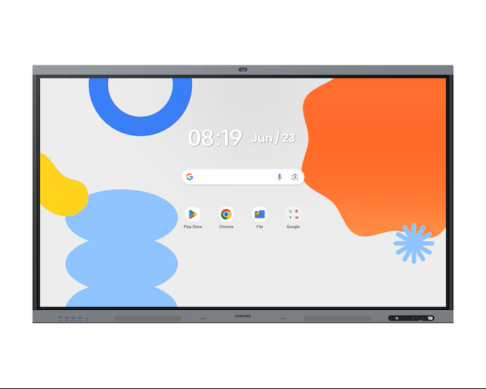 Samsung 65" Android Interactive Display Android 14 Edla Certified Resolution: 3840 X 2160 UHD 400NIT Brightness Build In Speakers HDMI Out 40 Pts Tou