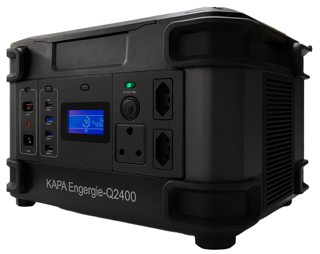 Sustainable Kapa Energy Q2400 Portable Power Station 2400W/1700WH 1 Year Warranty