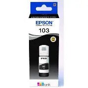 Epson 103 Ink Bottles Black 65ML Ecotank L1110 / L1250 / L3110 / L3150 / L3210 / L3211 / L3250 / L3252 / L3550 / L3560 / L5190 4500 Pages