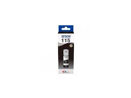 Epson 115 Ink Bottles Pigment Black 70ML Ecotank L8160 6200 Pages 2300 Photos