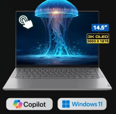 Lenovo Yoga PRO7 / 14IAH10 / 14.5" 3K / 3000X1876 / OLED / Touch / Grey / CORE_ULTRA7_255H / 32GB Soldered LPDDR5X-8533 / 1TB SSD M.2 2242 PCIE 4.0X4