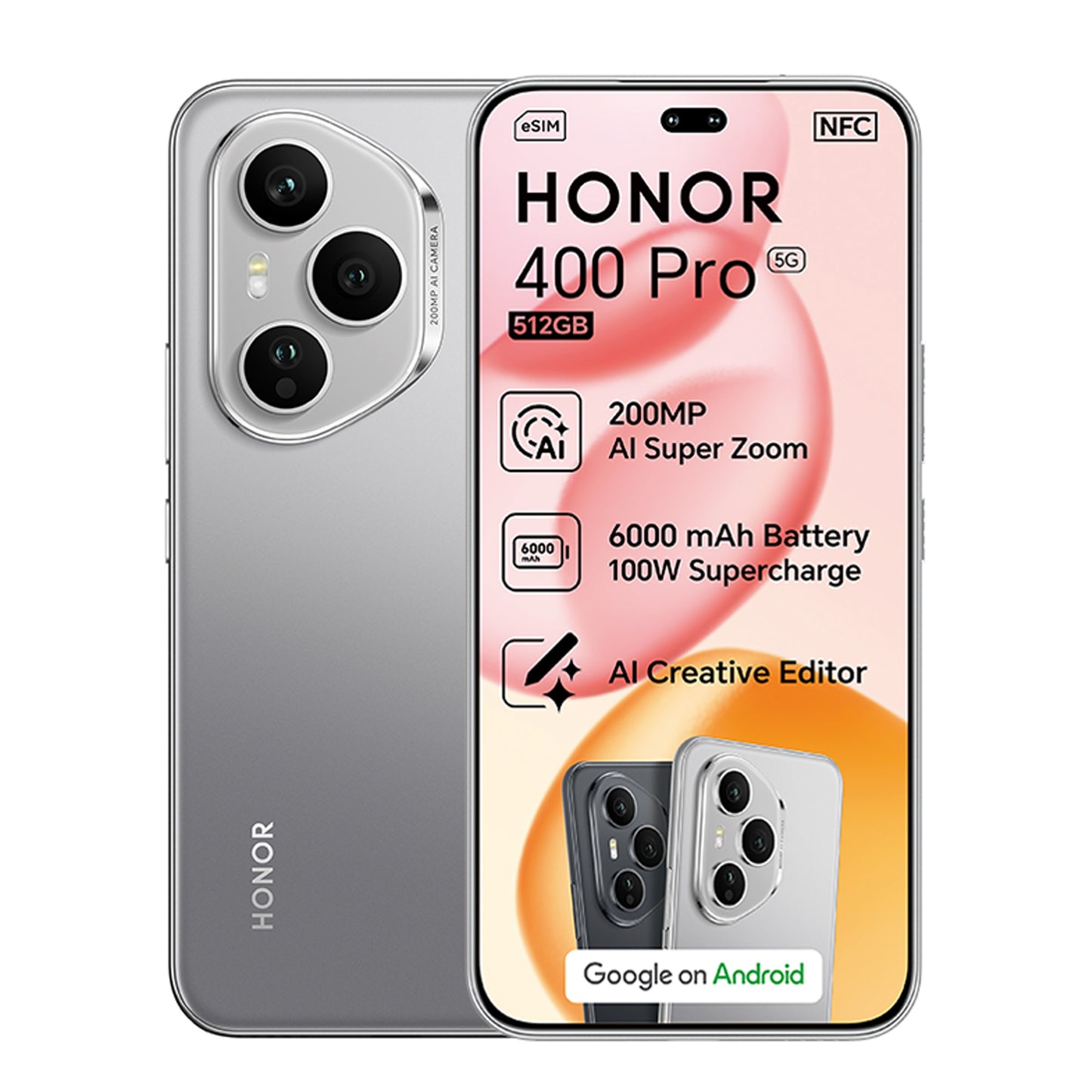 Honor 400 Pro 512GB Ds Lunar Grey