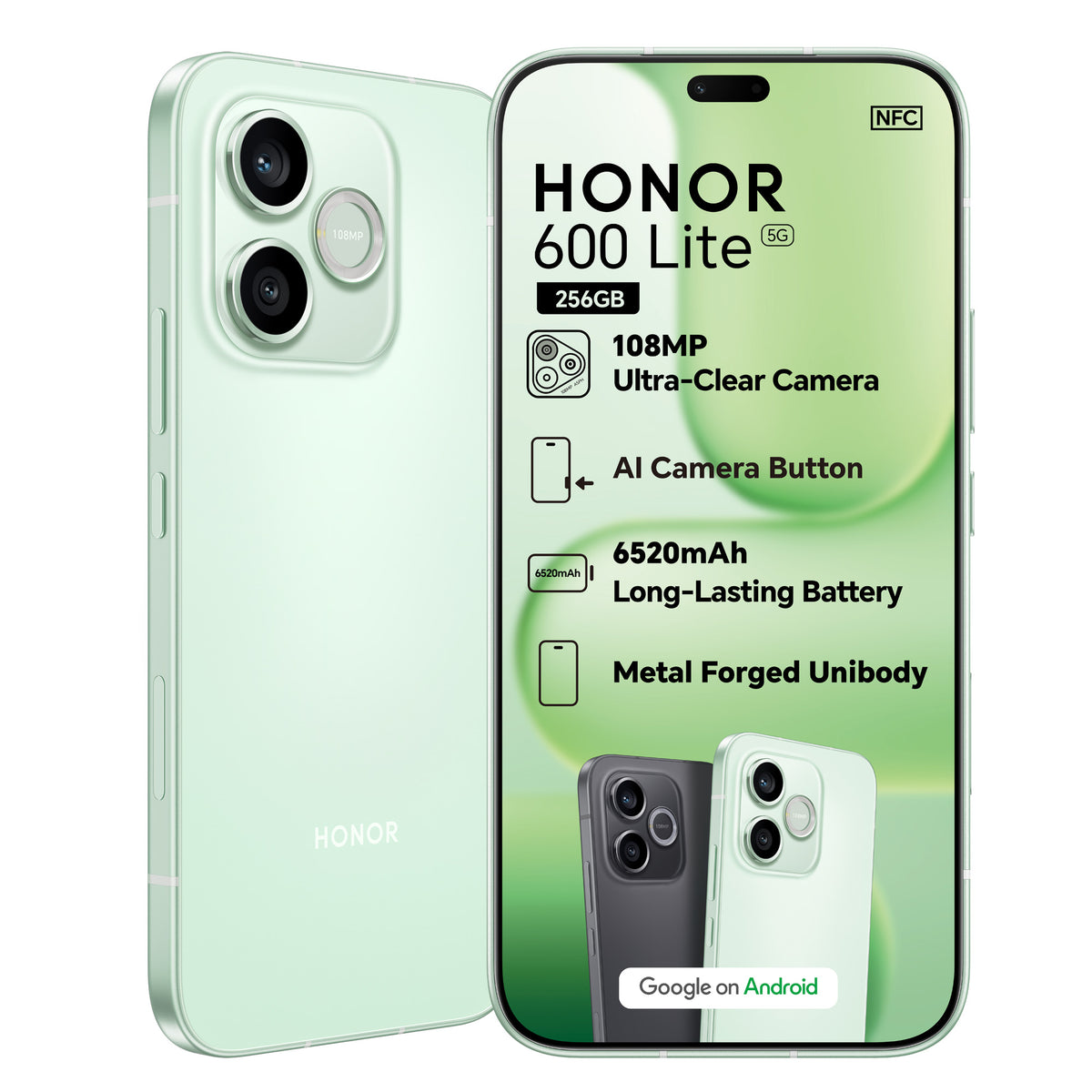 Honor 600 Lite 256GB Ds Sprout Green
