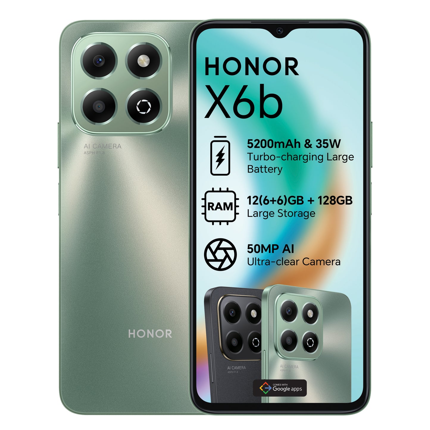 Honor X6B 128GB Ds Forest Green