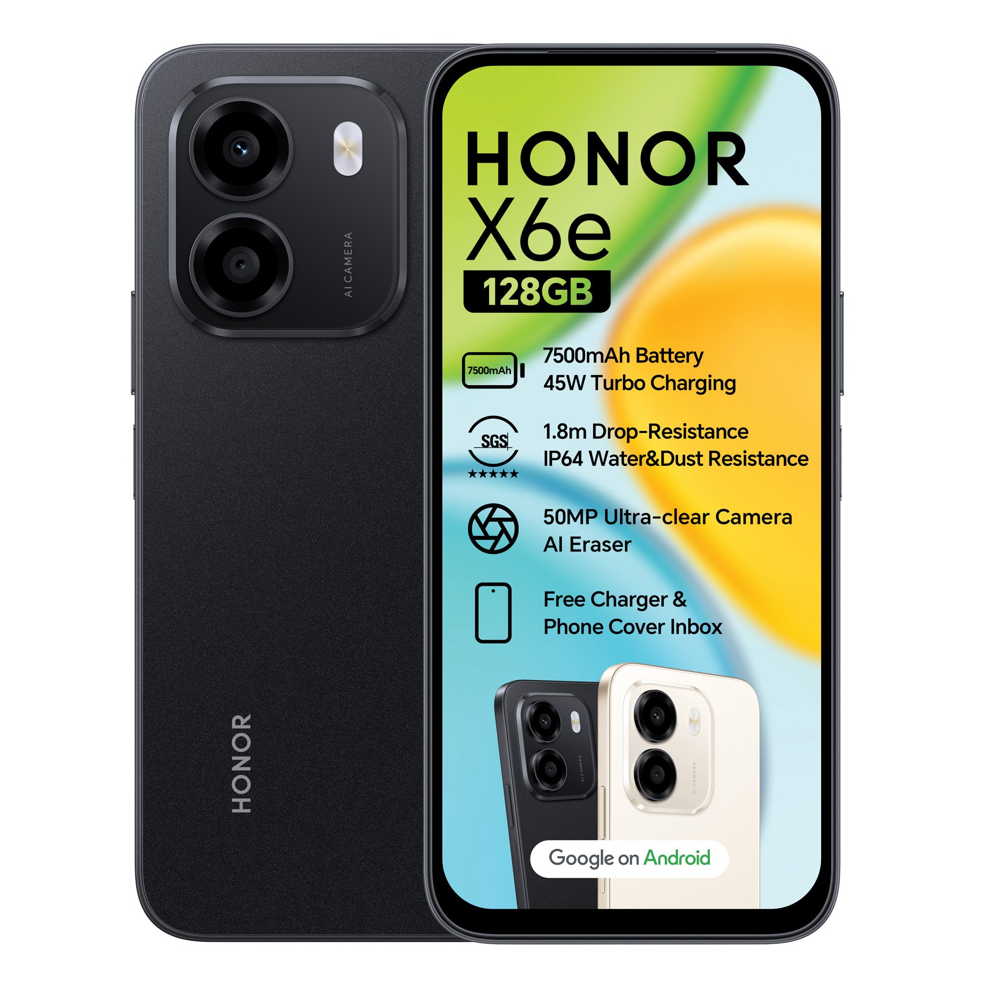 Honor X6E 128GB Ds Black