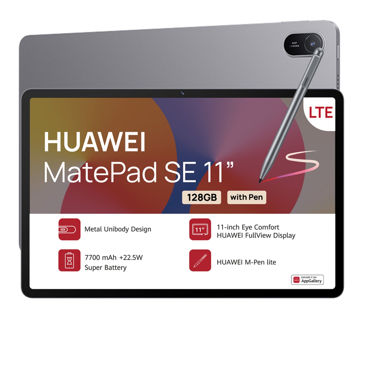 Huawei Matepad Se 11 128GB Lte 8GB With M-Pen Nebula Gray