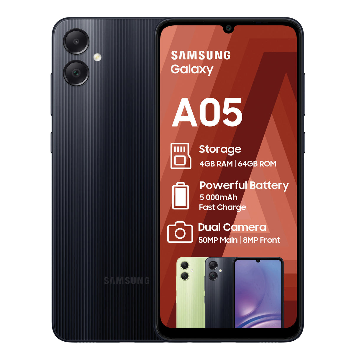 Samsung Galaxy A05 64GB Ds Black