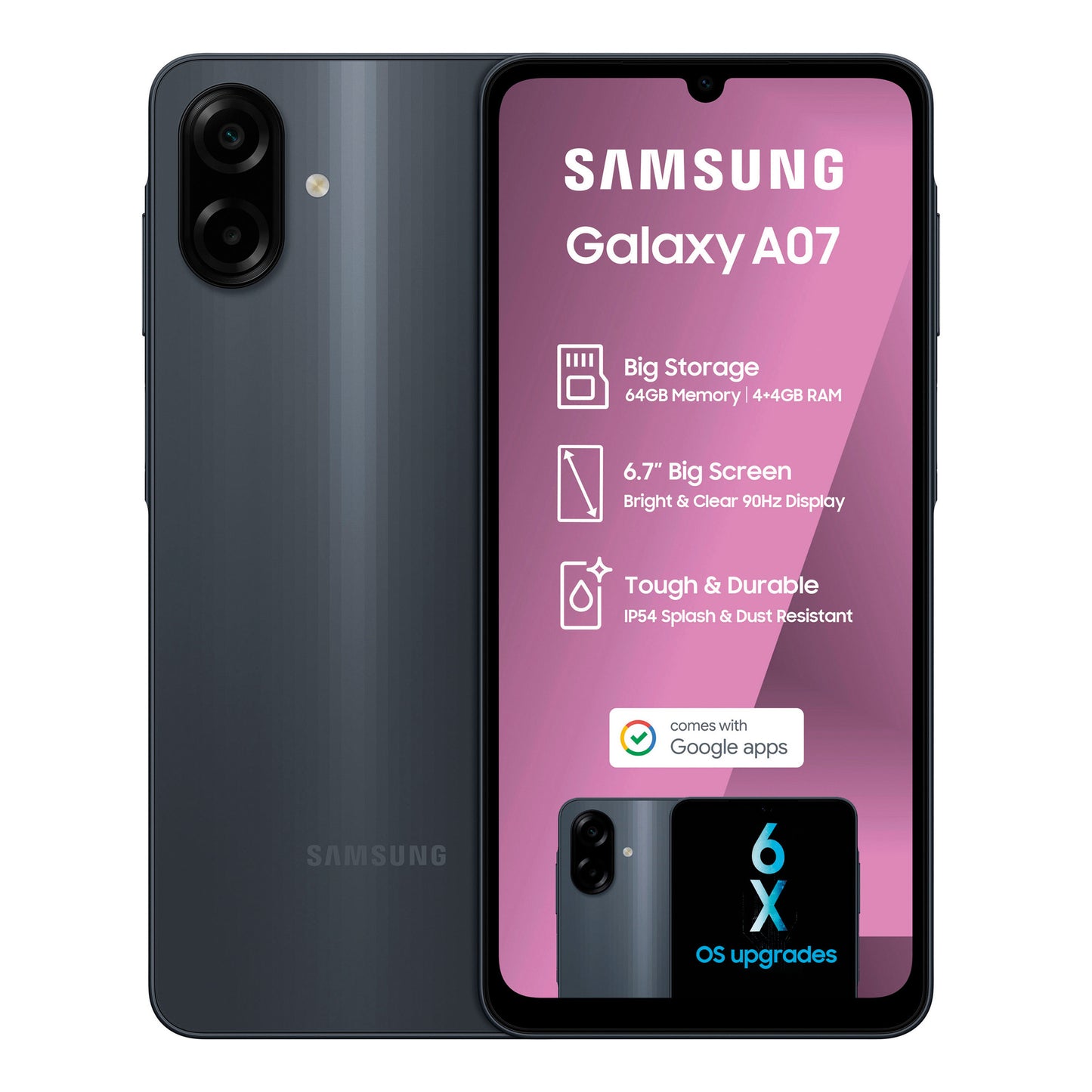 Samsung Galaxy A07 64GB Ds Black