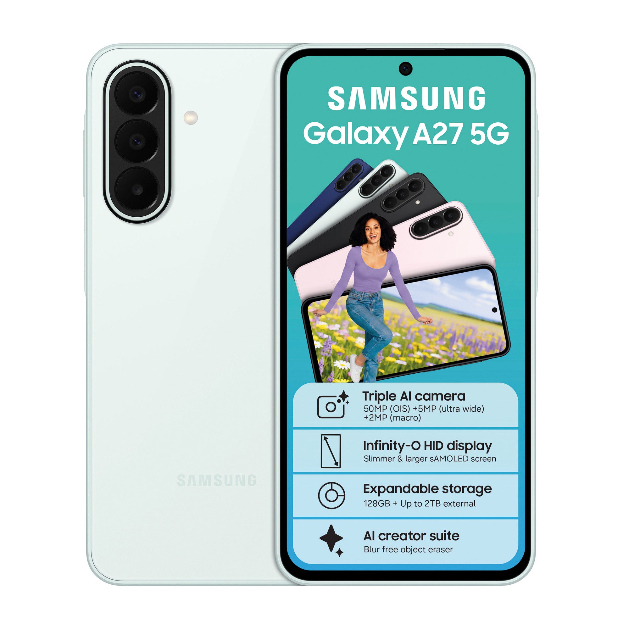Samsung Galaxy A27 128GB Ds Light Green