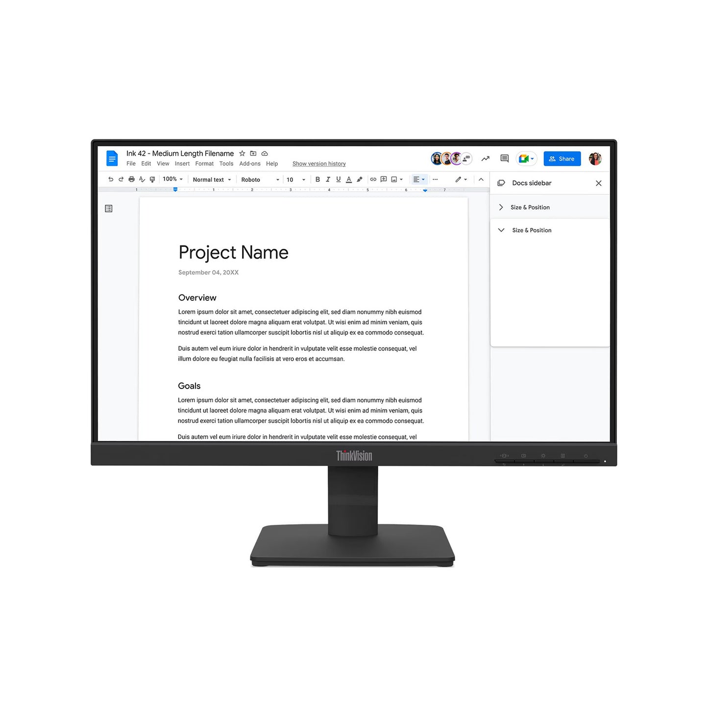 Lenovo Thinkvision S22-4E 21.5" IPS 100HZ Monitor