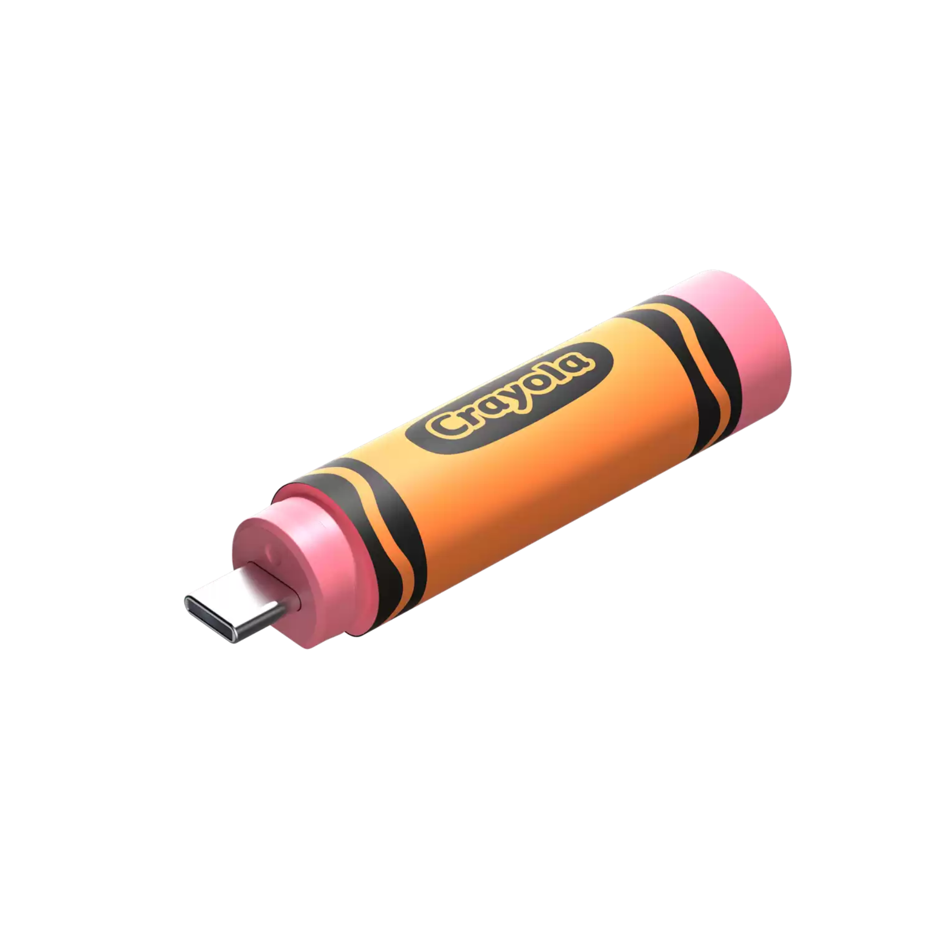 Sandisk Crayola USB-C Flash Drive Mango Tango 64GB Up To 300MB/S