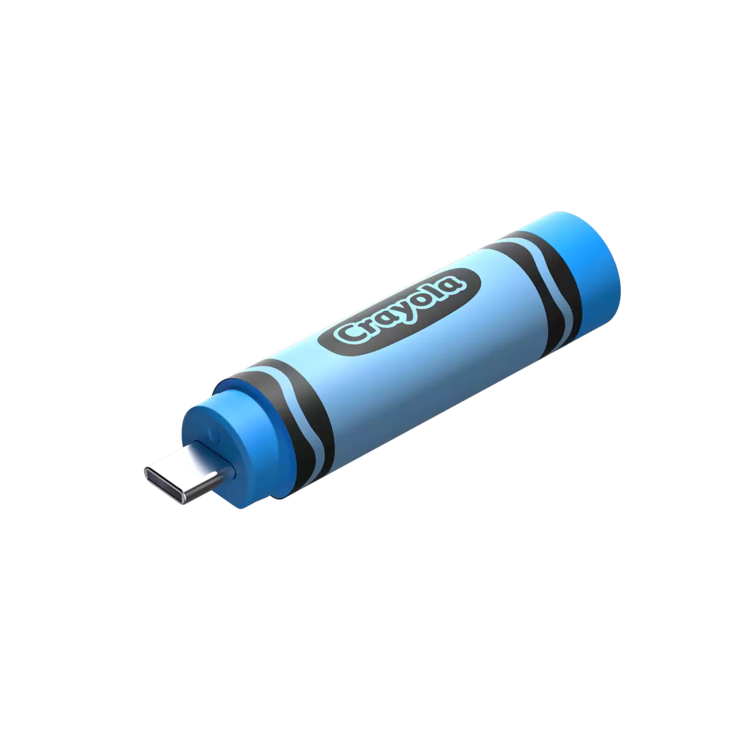 Sandisk Crayola USB-C Flash Drive Cerulean Blue 256GB Up To 300MB/S