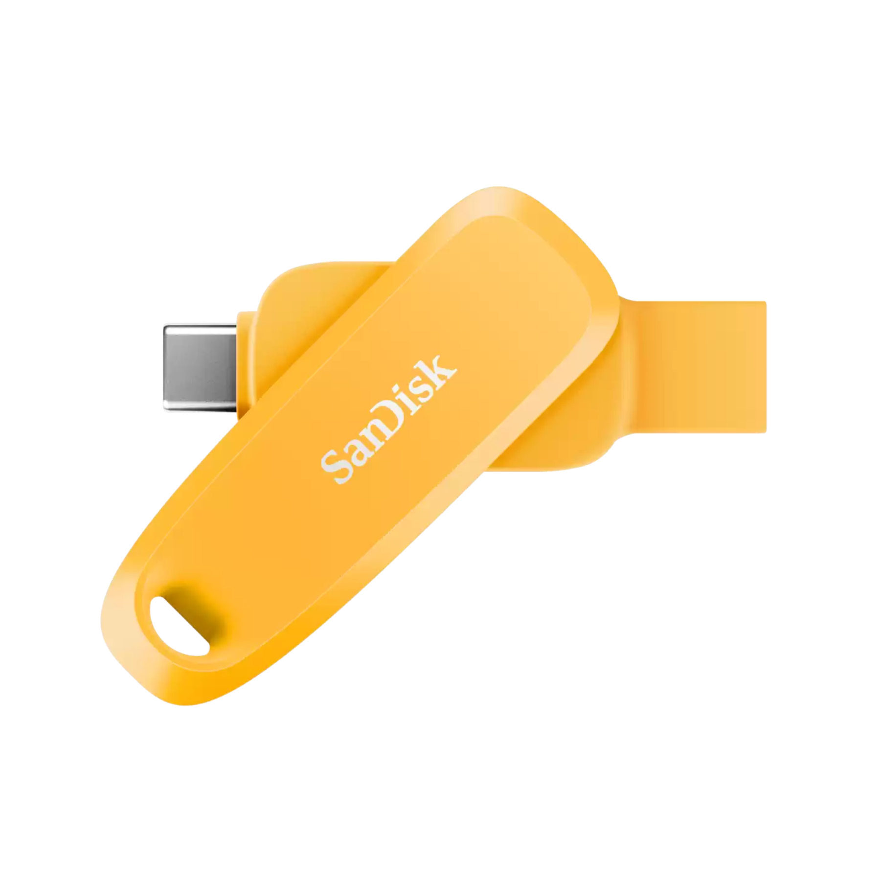 Sandisk Phone Drive USB Type-C/Usb Type-A Devices, 100MB/S, 512GB Yellow Daffodil Color