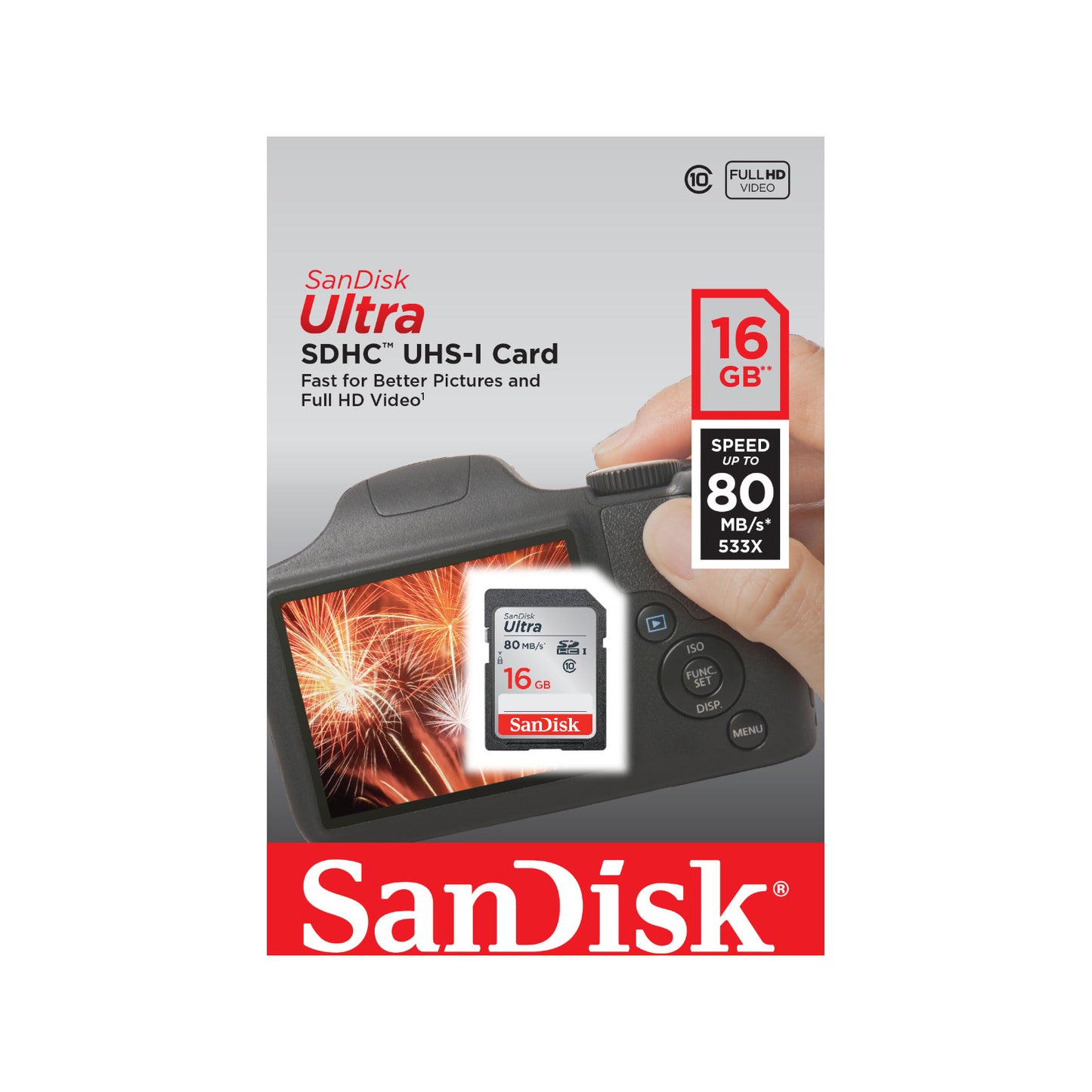 Sandisk Ultra 16GB Class 10 Sdxc Card