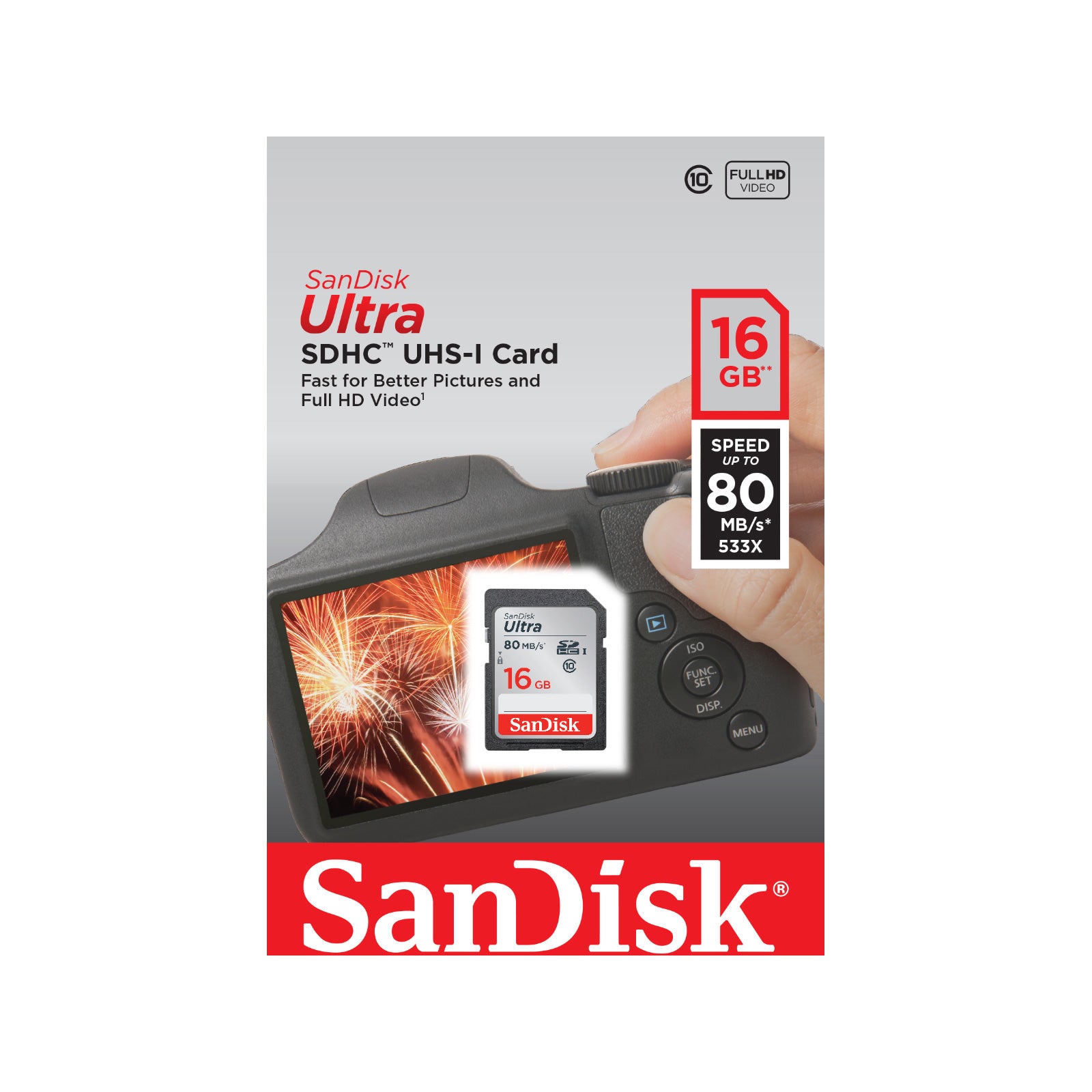 Sandisk Ultra 16GB Class 10 Sdxc Card