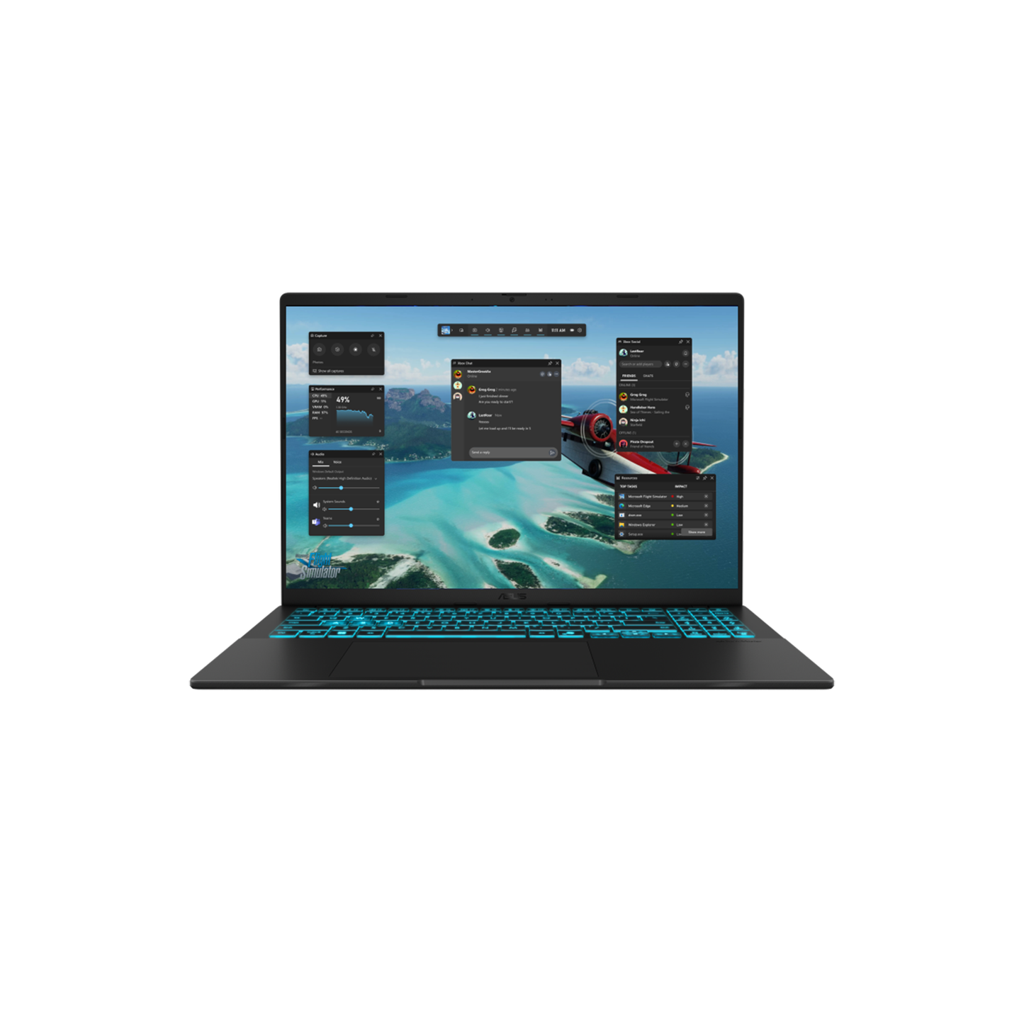 Asus Vivobook Rtx V3607VH 16" CORE-I7 16GB 1TB Win 11 Pro Notebook