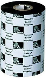 Zebra Resin Ribbon; 64MMX74M (2.52INX242FT); 5095; High Performance; 12MM (0.5IN) Core; Comes In 12/BOX