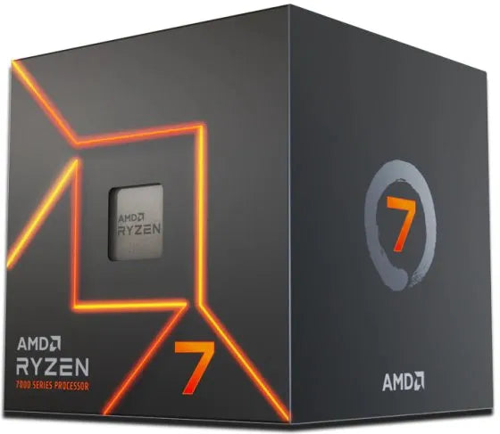 AMD Ryzen 7 7700 5NM Skt AM5 CPU; 8 CORE/16 Thread Base Clock 3.8GHZ; 32MB Cache; Radeon Graphics; Wraith Prism Cooler image 2