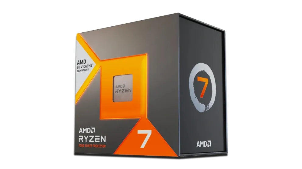 AMD Ryzen 7 7800X3D 5NM Skt AM5 CPU; 8 CORE/16 Thread Base Clock 4.2GHZ; Max Boost Clock 5.0GHZ 40MB Cache; Radeon Graphics; No