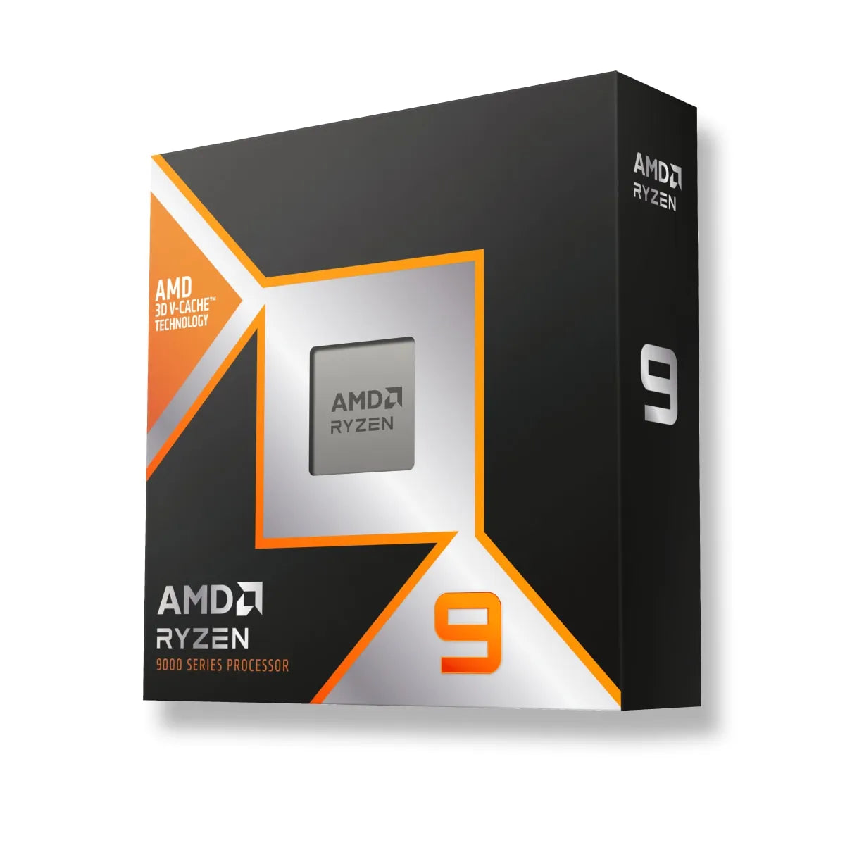 AMD Ryzen 9 9900X3D; AM5 12 CORES/24 Thread Base Clock 4.4GHZ;MAX Boost 5.5 GHZ; 128MB Cache; Radeon Graphics