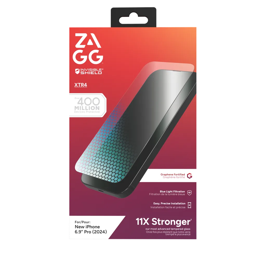 Zagg Invisibleshield Glass XTR4 Apple IP16 Pro Max Screen image 2