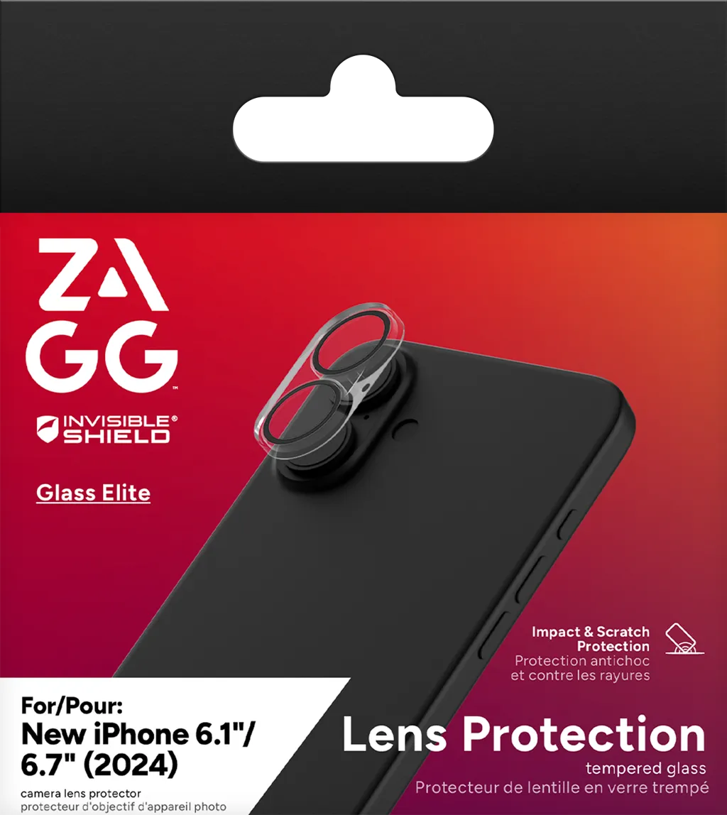 Zagg Invisibleshield Glass Elite Ar (camera) Apple IP16/16 Plusscreen image 2