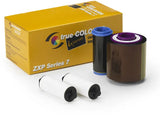 Zebra Ribbon; Color-Ymckok; 60mmx442m(2.36inx1450ft); 750 Images; ZXP7;HS ;emea