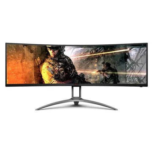 Aoc AG493UCX2 Agon 5K Gaming Monitor|curved 49 Inch|dual QHD 5120X1440 165HZ|1MS|HDMI DP Ucb-C|vesa|freesync PREMIU|2YR Warranty