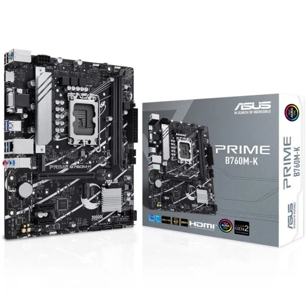 Asus Op Asus Motherboard/Matx/Lga1700/2xddr5/M.2/4xsata/1xpcie4*16/2xpcie4*1/1xhdmi/1xvga/Ps2/6xusb