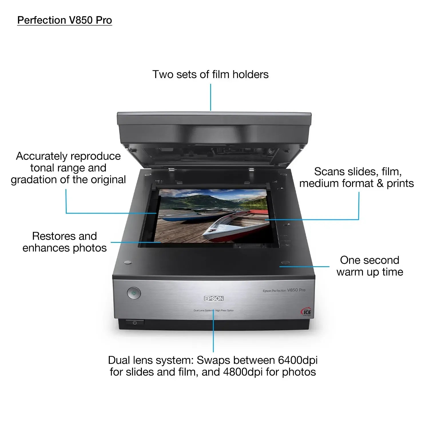 Epson Scan Epson Perfection V850 Pro Scanner image 2
