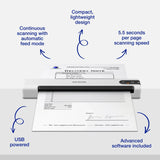 Epson Scan Epson Workforce DS-70 Mobile Scanner
