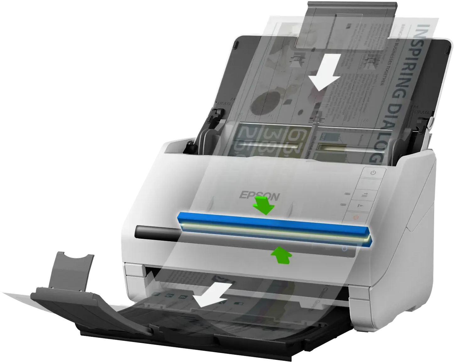 Epson Scan Epson Workforce DS-770II Compact Sheet-Fed Scanner image 2