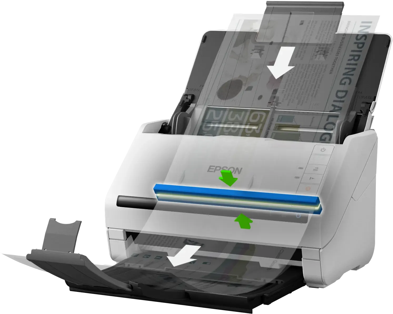 Epson Scan Epson Workforce DS-770II Compact Sheet-Fed Scanner image 2