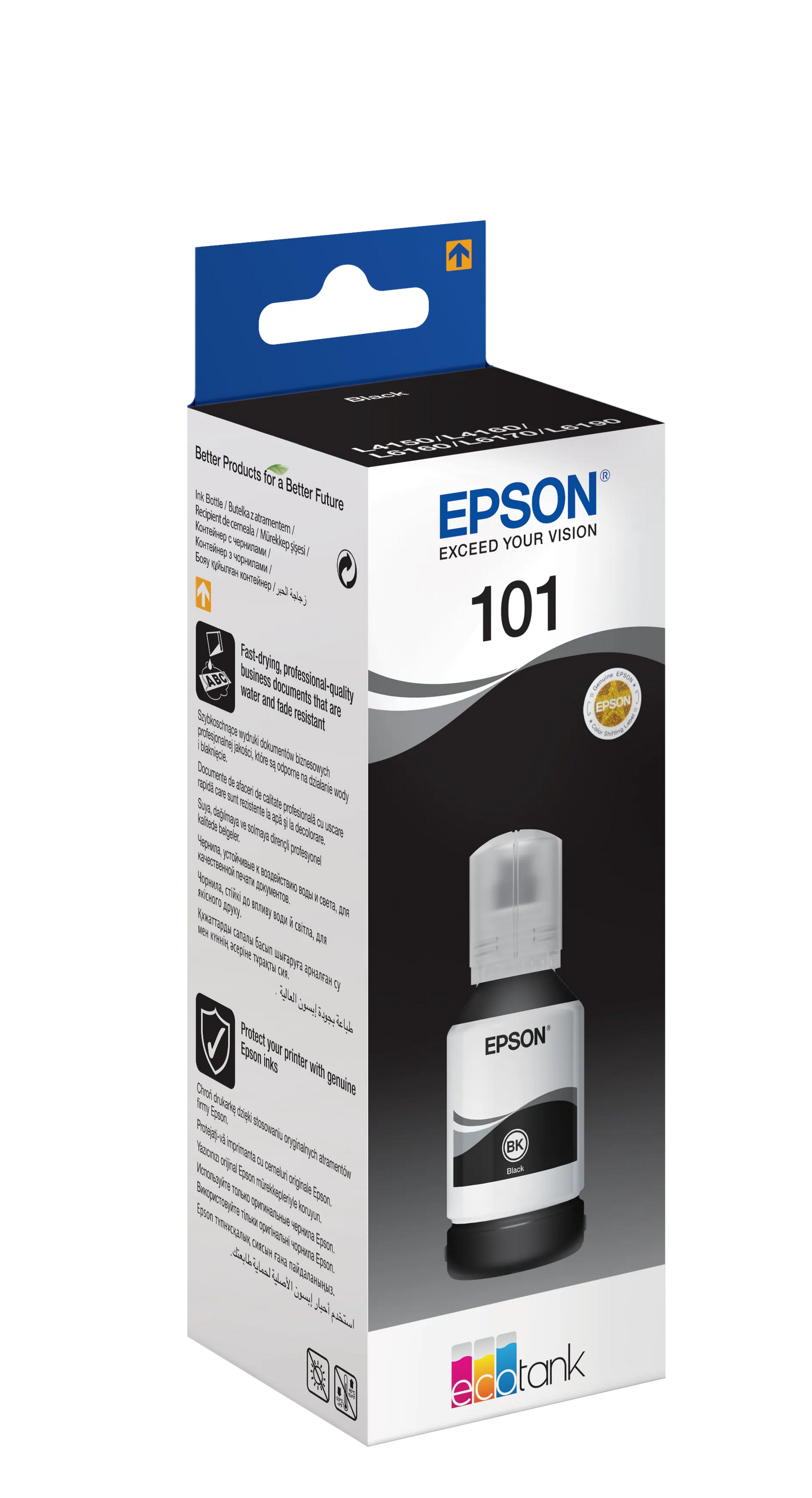 Epson Consumables Epson 101 Ecotank Black Ink Bottle (127ML). 7500 Pages @ 5% Coverage. image 5
