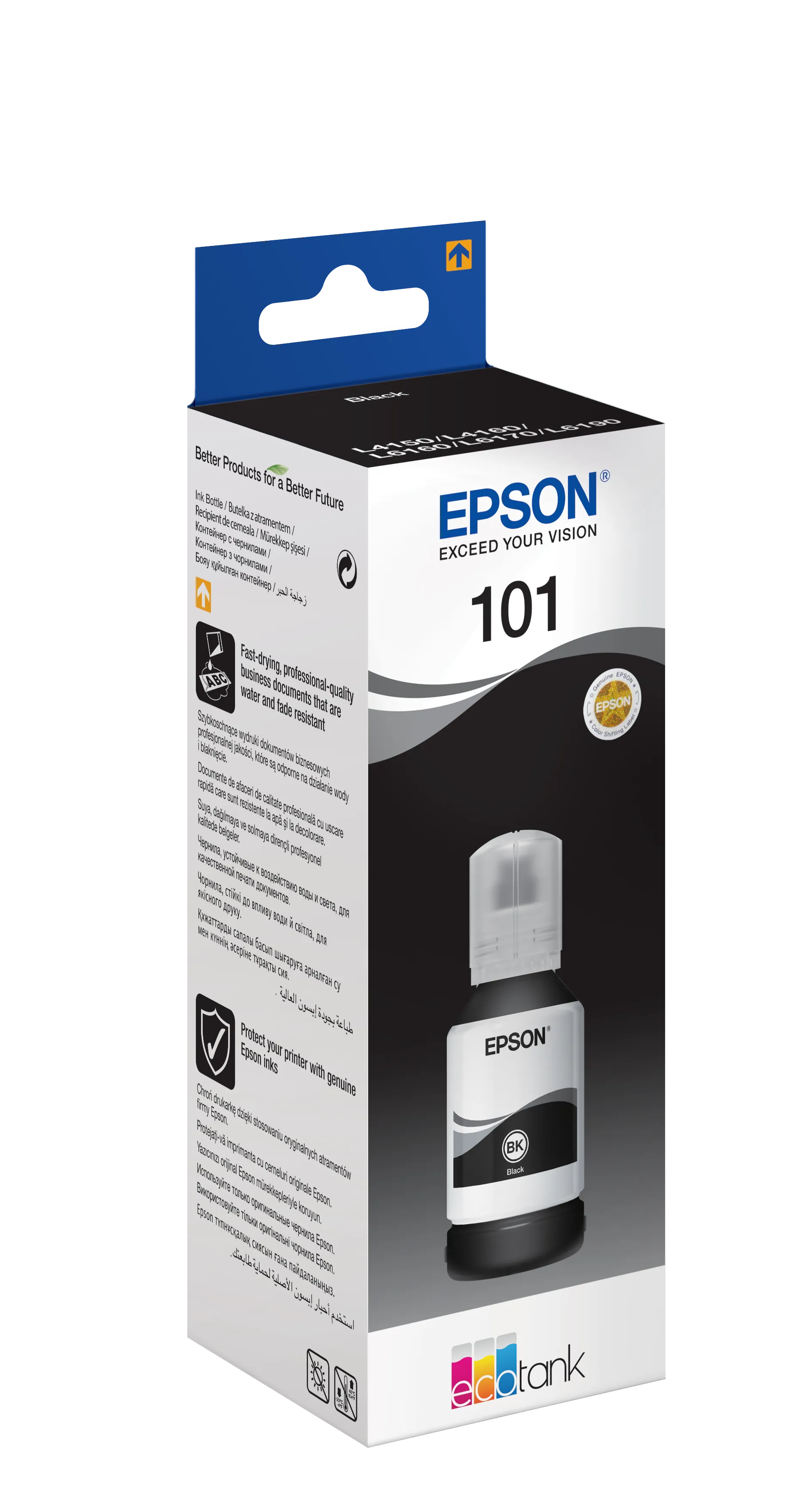 Epson Consumables Epson 101 Ecotank Black Ink Bottle (127ML). 7500 Pages @ 5% Coverage. image 5