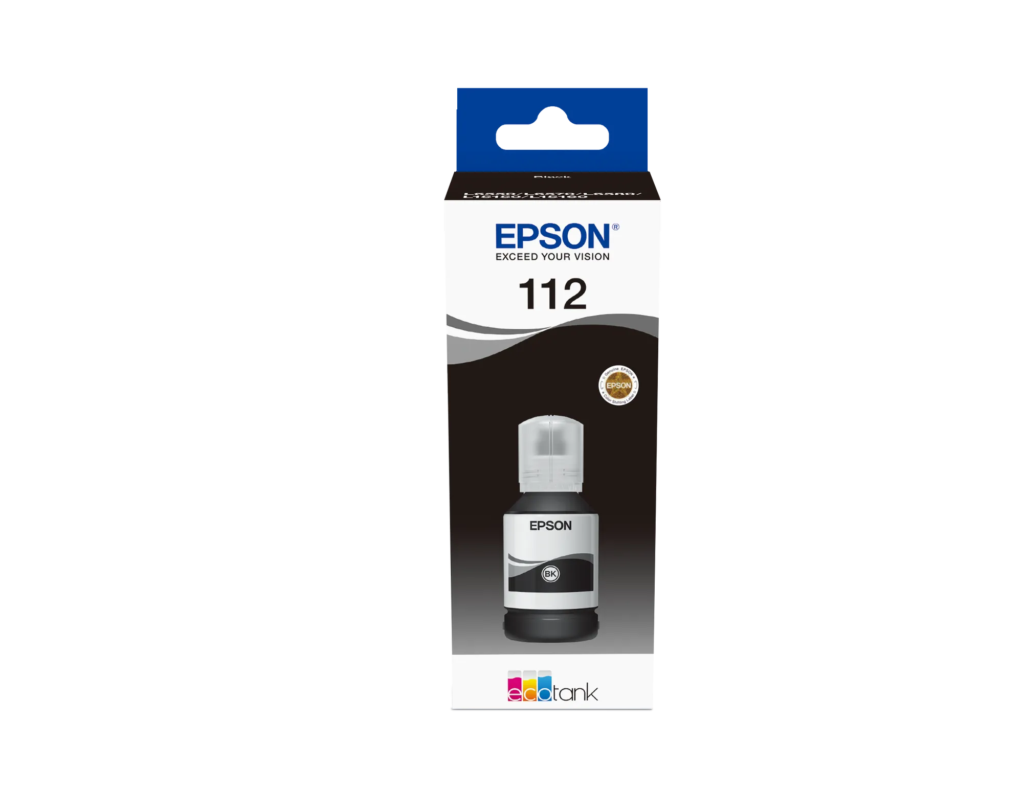 Epson Consumables Epson 112 Ecotank Pigment Black Ink Bottle (127 Ml) 7500 Pages @ 5% Coverage
