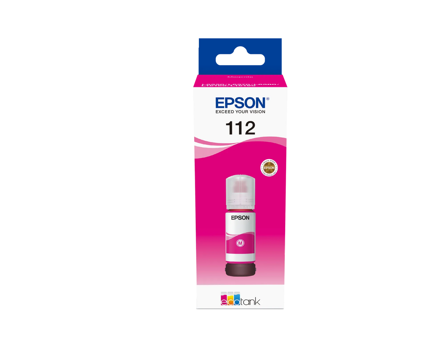 Epson Consumables Epson 112 Ecotank Pigment Magenta Ink Bottle (70 Ml). 6000 Pages @ 5% Coverage