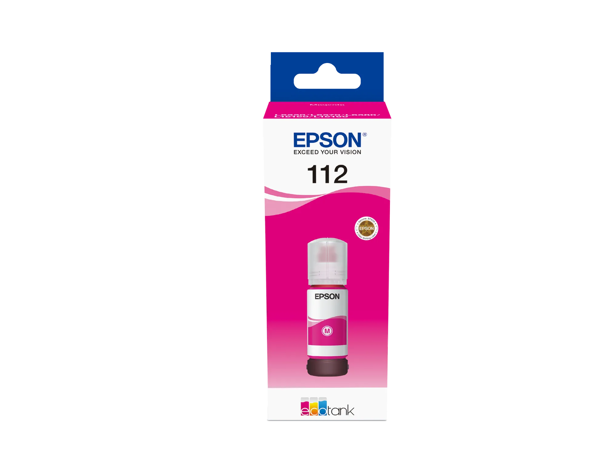 Epson Consumables Epson 112 Ecotank Pigment Magenta Ink Bottle (70 Ml). 6000 Pages @ 5% Coverage