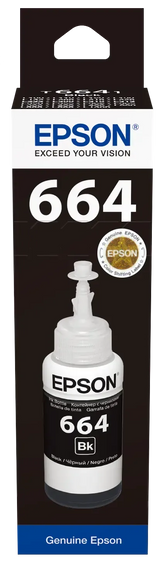 Epson Consumables Epson T6641 Ecotank Black Ink Bottle (70ML) 4000 Pages @ 5% Coverage image 2