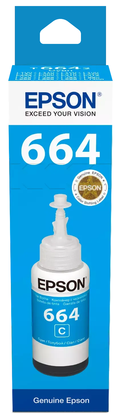 Epson Consumables Epson T6642 Ecotank Cyan Ink Bottle (70ML). 7500 Pages @ 5% Coverage image 2