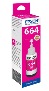 Epson Consumables Epson T6643 Ecotank Magenta Ink Bottle (70ML). 7500 Pages @ 5% Coverage image 3