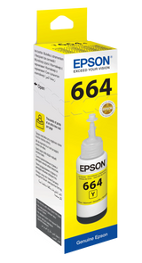 Epson Consumables Epson T6644 Ecotank Yellow Ink Bottle (70ML). 7500 Pages @ 5% Coverage image 3