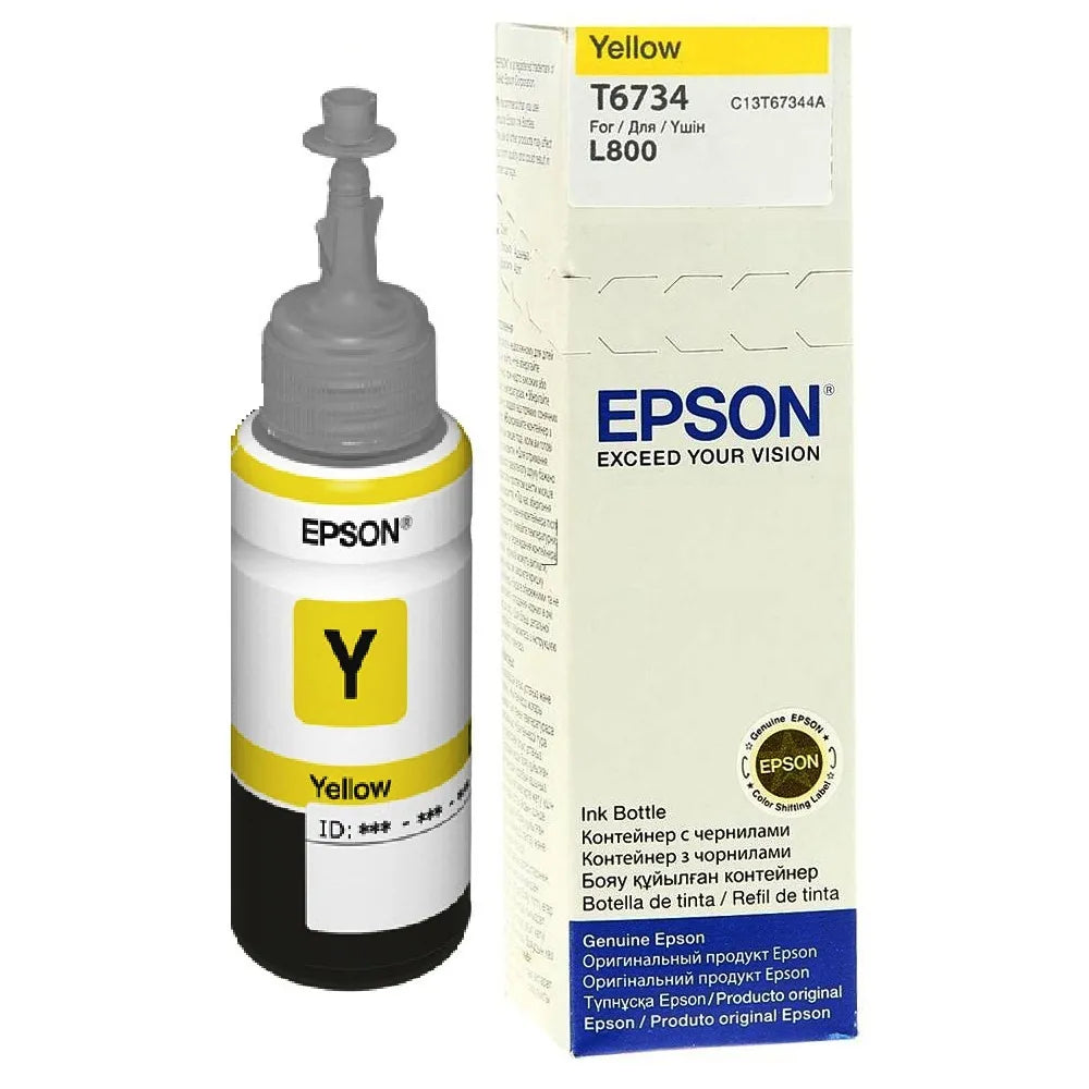 Epson Consumables Epson T6734 Yellow Ink Bottle 70ML