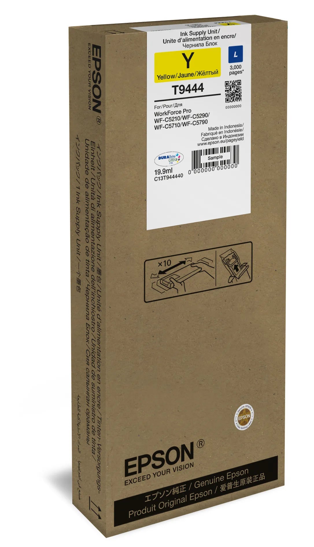 Epson Consumables WF-C5XXX Series Ink Cartridge L Yellow 3000 Pages