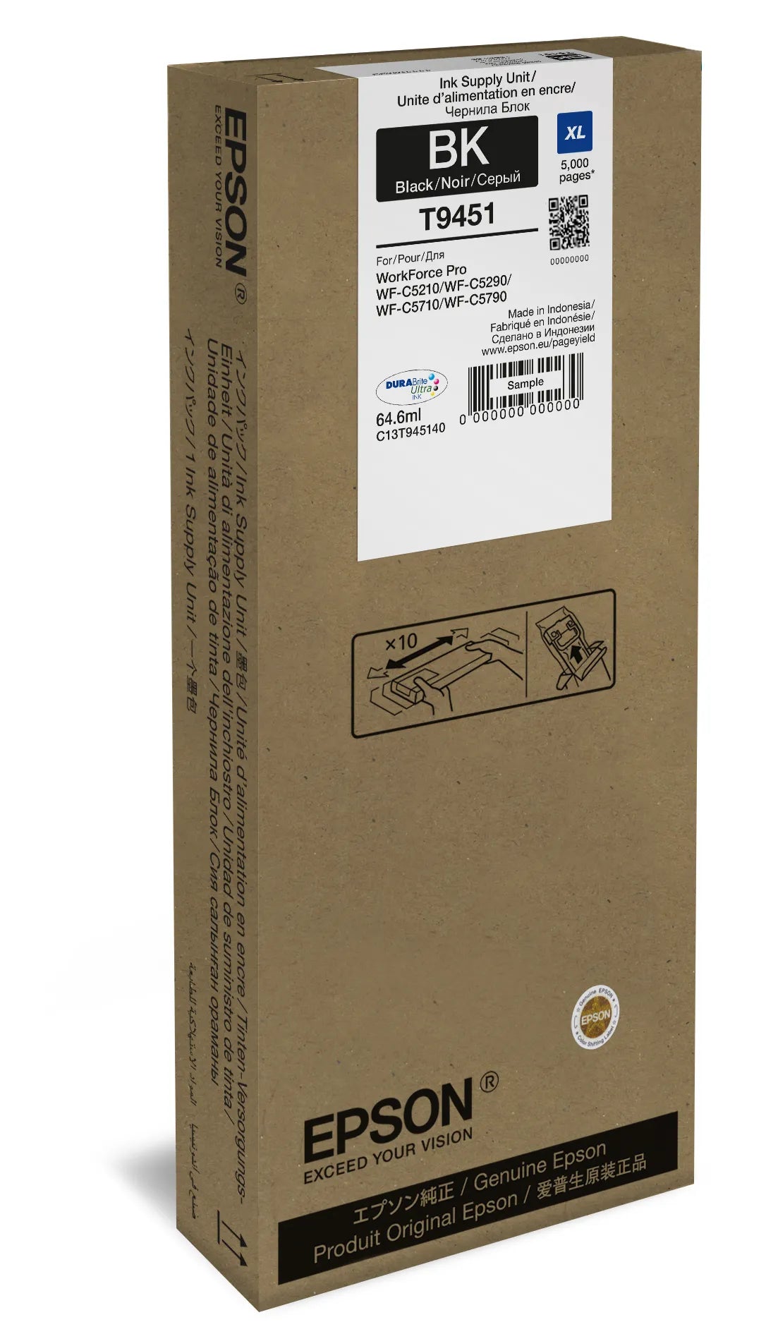 Epson Consumables WF-C5XXX Series Ink Cartridge Xl Black 5000 Pages image 2